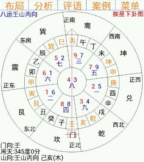 玄空风水排盘|玄空飞星排盘，玄空风水排盘，在线排盘